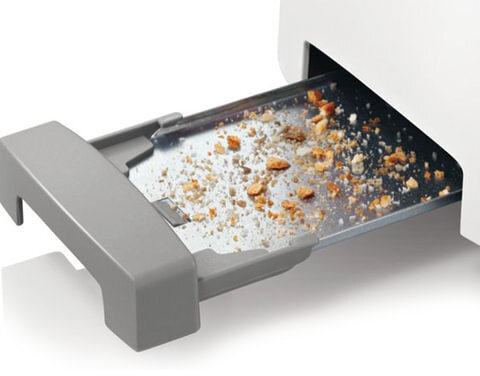 Тостер BOSCH TAT3A011, 900 Вт, 2 тоста, разморозка, подогрев, решетка для булочек, пластик, белый