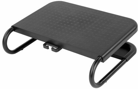 Подставка для монитора, ноутбука 380х295х110 мм, металлическое основание, черная, BRAUBERG, 513790