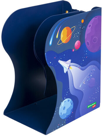 Подставка-держатель для книг и учебников BRAUBERG KIDS "Adventure" раздвижная, металлическая, 238065