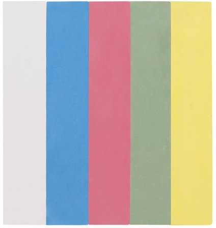 Мел цветной ПИФАГОР, набор 5 шт., для рисования на асфальте, квадратный, 221170