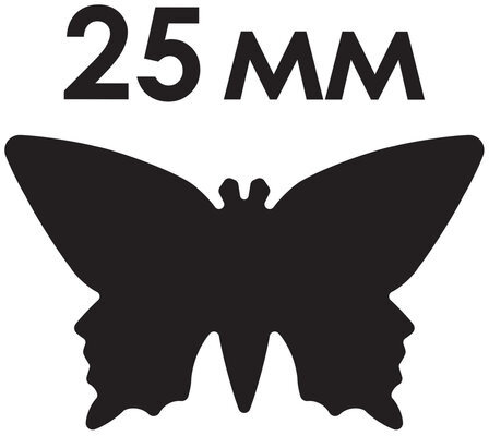 Дырокол фигурный "Бабочка", диаметр вырезной фигуры 25 мм, ОСТРОВ СОКРОВИЩ, 227164