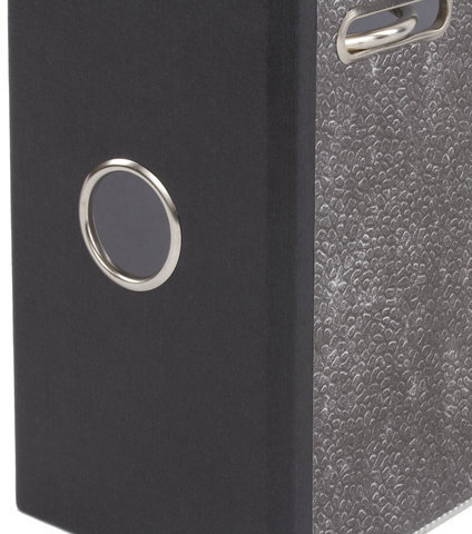 Папка-регистратор ГВАРДИЯ, усиленный корешок, мраморное покрытие, 80 мм, с уголком, черная, 227527