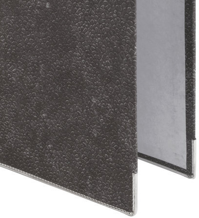 Папка-регистратор ГВАРДИЯ, усиленный корешок, мраморное покрытие, 80 мм, с уголком, черная, 227527