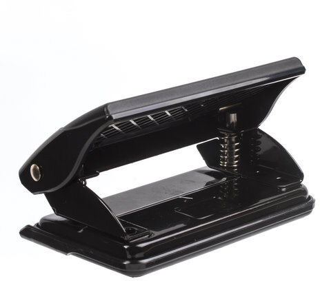 Дырокол BRAUBERG "Black Jack", до 10 листов, черный, 227795