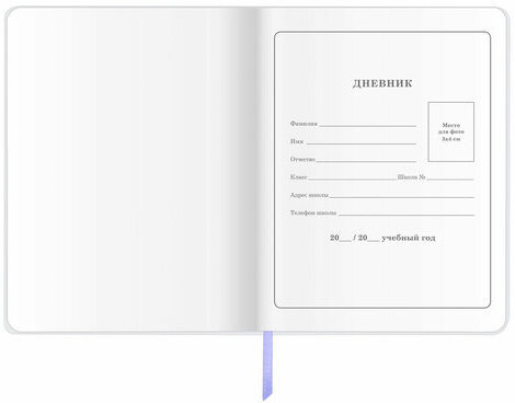 Дневник 1-4 класс 48 л., кожзам (гибкая), печать, фольга, ЮНЛАНДИЯ, "Балерина", 106161