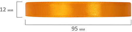 Лента атласная ширина 12 мм, набор №2 6 цветов по 23 м, BRAUBERG, 591500