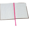 Закладки-ляссе "НЕОН" для книг А4 (длина 38 см) ПИФАГОР, клейкий край, 3 ленты, 111646