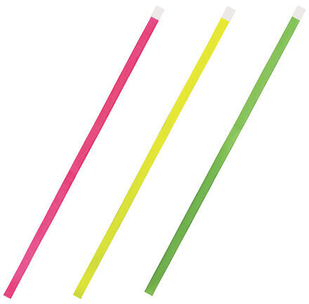 Закладки-ляссе "НЕОН" для книг А4 (длина 38 см) ПИФАГОР, клейкий край, 3 ленты, 111646