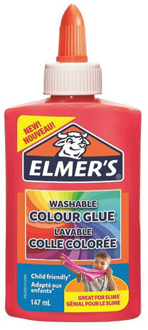 Клей для слаймов канцелярский цветной (непрозрачный) ELMERS Opaque Glue, 147 мл, розовый, 2109491