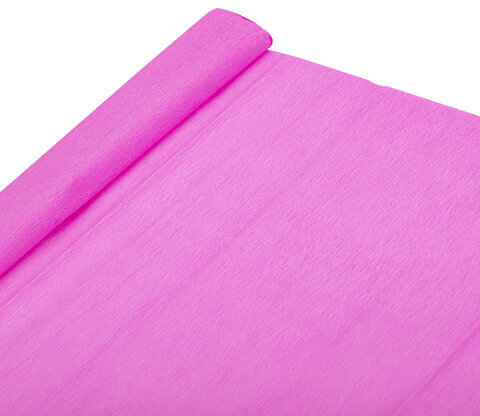 Бумага гофрированная/креповая, 32 г/м2, 50х250 см, ярко-розовая, в рулоне, BRAUBERG, 112527