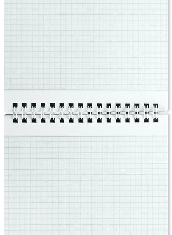 Блокнот А5 (146х205 мм), 60 л., гребень, жесткая подложка, клетка, STAFF, 4 вида, 126539