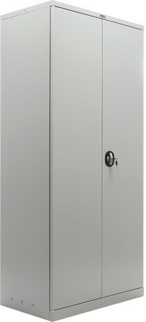 Шкаф металлический офисный BRABIX "MK 18/91/37", 1830х915х370 мм, 45 кг, 4 полки, разборный, 291135, S204BR180102
