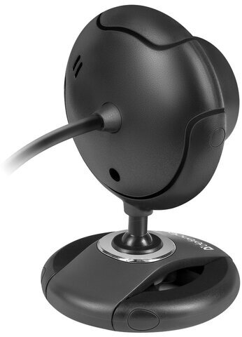 Веб-камера DEFENDER C-2525HD, 2 Мп, микрофон, USB 2.0, регулируемое крепление, черная, 63252
