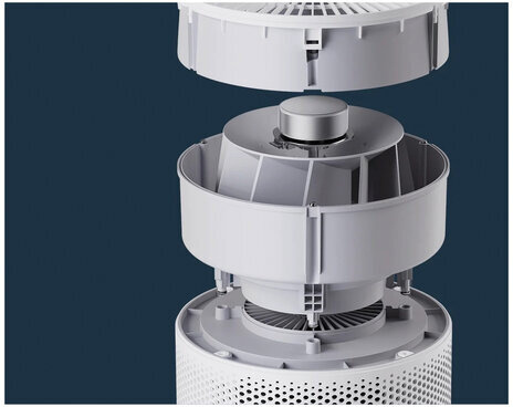 Очиститель воздуха XIAOMI Mi Smart Air Purifier 4 Compact, 27 Вт, площадь до 48 м2, белый, BHR5860EU