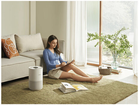 Очиститель воздуха XIAOMI Mi Smart Air Purifier 4 Compact, 27 Вт, площадь до 48 м2, белый, BHR5860EU