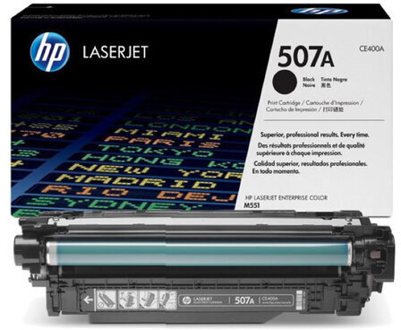 Картридж лазерный HP (CE400A) LaserJet Pro M570dn/M570dw, №507A, черный, оригинальный, ресурс 5500 страниц