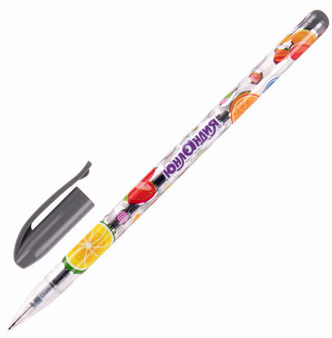 Ручки гелевые ЮНЛАНДИЯ, НАБОР 12 ЦВЕТОВ, корпус с печатью, узел 0,5 мм, линия письма 0,35 мм, 142800