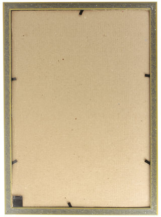 Рамка 21х30 см, пластик, багет 16 мм, BRAUBERG "HIT5", золото, стекло, 391074