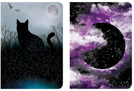 Тетради 60 л. в клетку обложка SoftTouch, НАБОР 2 шт., бежевая бумага 70 г/м2, сшивка, B5 (179х250 мм), COSMOS, BRAUBERG, 403821