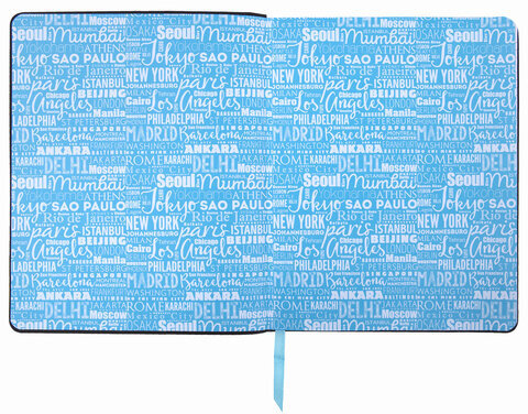 Тетрадь А5 (168х208 мм), 80 л., сшивка, клетка, под кожу, BRAUBERG VISTA, "New York", 403922