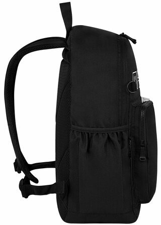 Рюкзак HEIKKI UNIQUE (ХЕЙКИ) универсальный, 6 карманов, черный с белыми вставками, 42х29х16 см, 272585