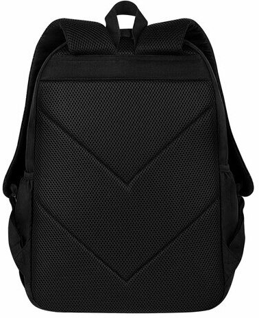 Рюкзак HEIKKI UNIQUE (ХЕЙКИ) универсальный, 6 карманов, черный с белыми вставками, 42х29х16 см, 272585