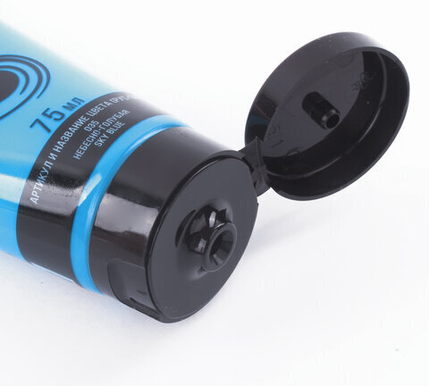 Краска акриловая художественная BRAUBERG ART CLASSIC, туба 75мл, НЕБЕСНО-ГОЛУБАЯ, 191092