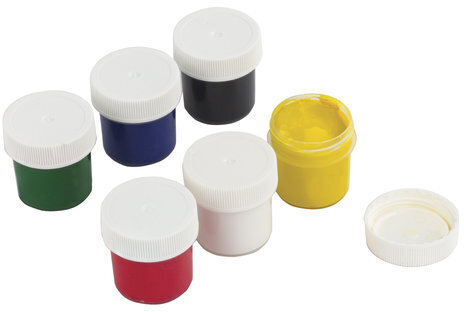 Гуашь ЮНЛАНДИЯ "ЮНЛАНДИК-ХУДОЖНИК", 6 цветов по 25 мл, 191534