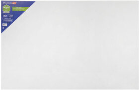 Холст на картоне (МДФ), 40х60 см, грунтованный, хлопок, мелкое зерно, BRAUBERG ART CLASSIC, 191676