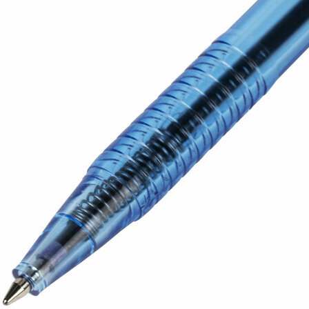 Ручка шариковая автоматическая РОССИЯ "РЕФЛЕКТОР", СИНЯЯ, узел 0,7 мм, линия письма 0,35 мм, BRAUBERG, 143969