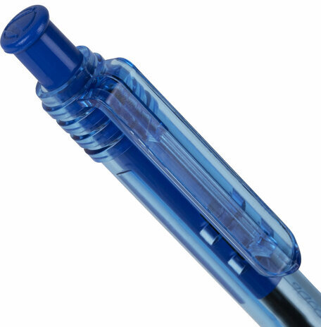 Ручка шариковая автоматическая РОССИЯ "РЕФЛЕКТОР", СИНЯЯ, узел 0,7 мм, линия письма 0,35 мм, BRAUBERG, 143969