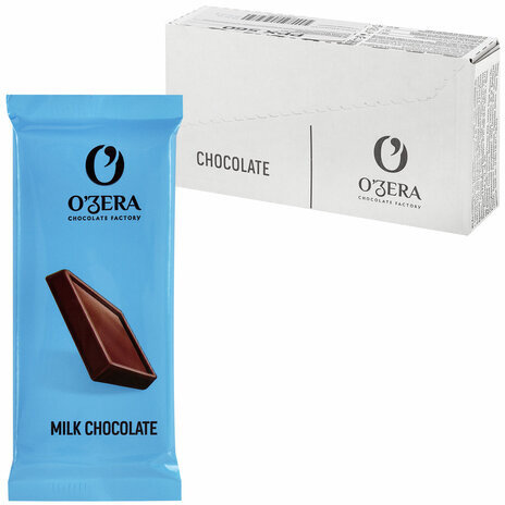 Шоколад порционный O'ZERA "Milk" молочный, 720 г (30 шт. по 24 г), РРХ560