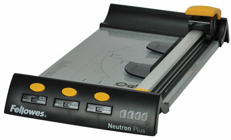 Резак роликовый NEUTRON PLUS A4 10 листов, длина реза 320 мм, металлическая основа FELLOWES, FS-54101