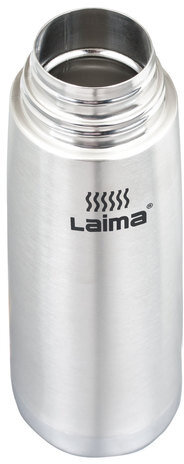 Термос LAIMA классический с узким горлом, 1 л, нержавеющая сталь, 601414