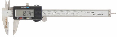 Штангенциркуль электронный, 150 мм, MATRIX, пластиковый кейс, 31611