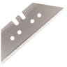 Лезвия для универсальных мощных ножей, 18 мм, BRAUBERG, КОМПЛЕКТ 5 ШТ., форма-трапеция, в пластиковом пенале, 236637