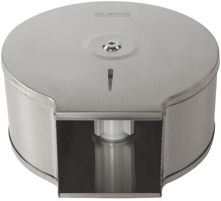 Диспенсер для туалетной бумаги LAIMA PROFESSIONAL BASIC (Система T2) малый, нержавеющая сталь, матовый, 605048