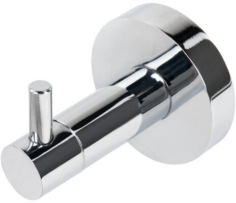 Крючок универсальный LAIMA, нержавеющая сталь, крепление к стене, 607430