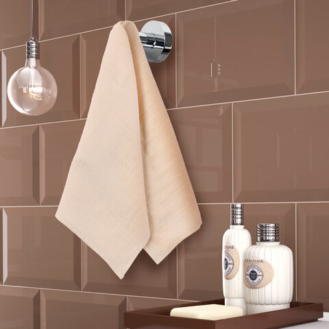 Крючок универсальный LAIMA, нержавеющая сталь, крепление к стене, 607430