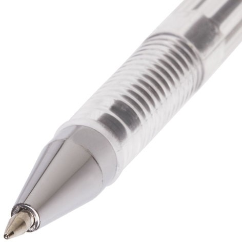 Ручка гелевая BRAUBERG "Jet", ЧЕРНАЯ, корпус прозрачный, узел 0,5 мм, линия письма 0,35 мм, 141018