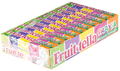 Жевательная конфета FRUITTELLA (Фруттелла) "Радуга", 41 г, 87042