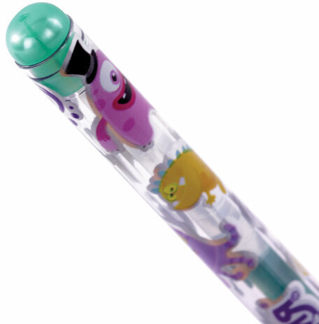 Ручки гелевые ЮНЛАНДИЯ, НАБОР 6 ЦВЕТОВ, МЕТАЛЛИК, с печатью, узел 0,7 мм, линия письма 0,5 мм, 142801