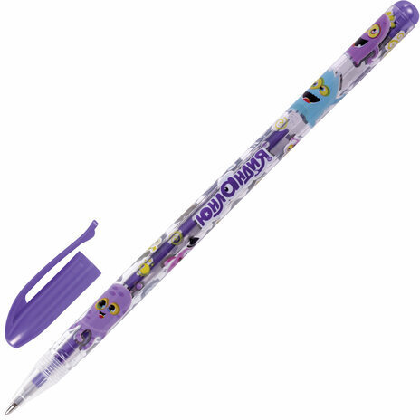 Ручки гелевые ЮНЛАНДИЯ, НАБОР 6 ЦВЕТОВ, МЕТАЛЛИК, с печатью, узел 0,7 мм, линия письма 0,5 мм, 142801