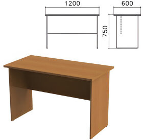 Стол письменный "Монолит", 1200х600х750 мм, цвет орех гварнери, СМ21.3