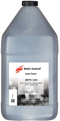 Тонер STATIC CONTROL (MPT9-1KG) для принтера HP LaserJet Pro PM401/ P2055/P3005/P3015, 1 кг