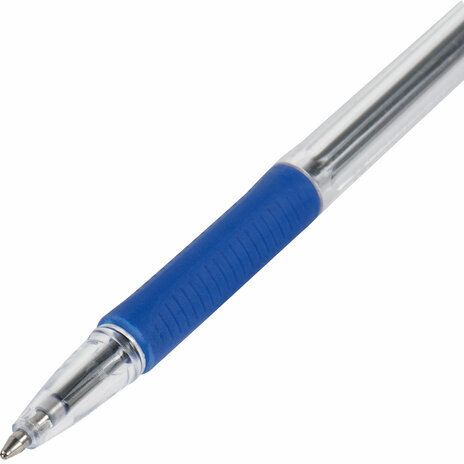 Ручки шариковые с грипом BRAUBERG "ULTRA GT", НАБОР 10 ШТУК, СИНИЕ, линия 0,5 мм, блистер, 144056