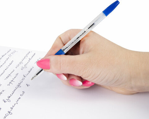 Ручки шариковые с грипом BRAUBERG "ULTRA GT", НАБОР 10 ШТУК, СИНИЕ, линия 0,5 мм, блистер, 144056