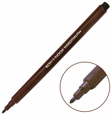 Фломастеры KOH-I-NOOR "TEENAGE" 1002, 6 цветов, смываемые, картонная упаковка, европодвес, 771002JF23KS