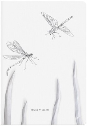 Тетрадь ЕВРО А5 40 л. BRUNO VISCONTI сшивка, клетка, Soft Touch, бежевая бумага 70 г/м2, "DRAGONFLY", 7-40-001/04