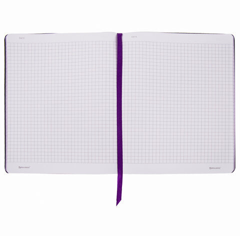 Тетрадь А5 (168х208 мм), 80 л., сшивка, клетка, под кожу, бумага 70 г/м2, фольга, BRAUBERG VISTA, "Spring", 403923